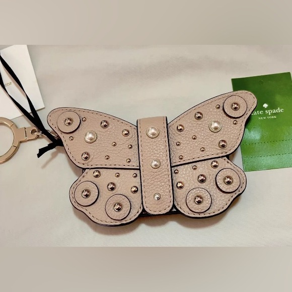 Kate Spade Larchmont Avenue Butterfly Card Case LIKE NEW MSRP: $139.00 - Picture 6 of 16